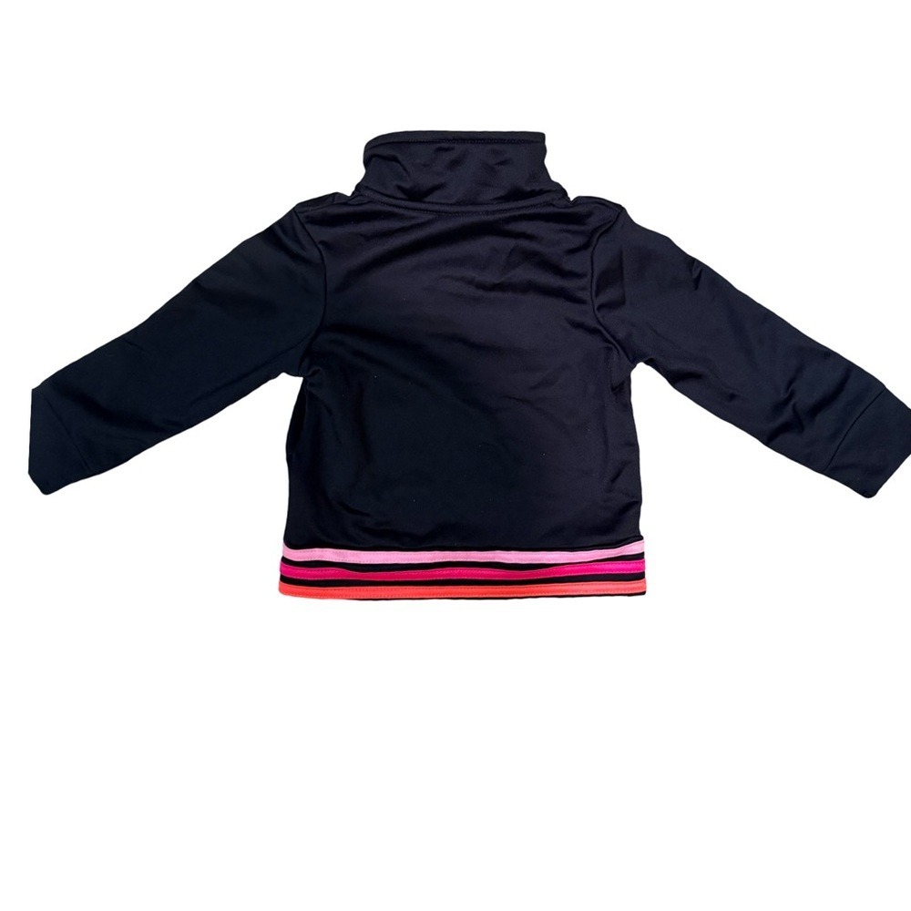 Adidas‎ infant jacket black/pink, size 18 months, NWOT - Picture 4 of 5